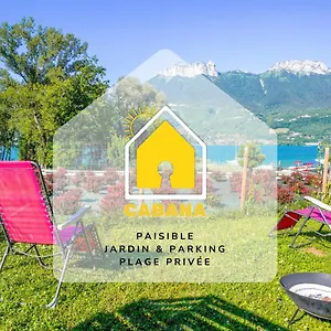 Cabana&les Pieds Dans L'eau Duingt